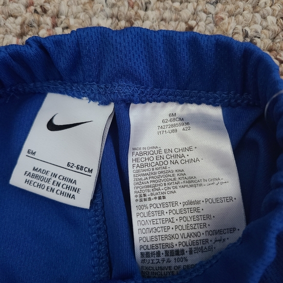 NWT Infant Boys Nike Primary Color Swoosh Two Piece Onzie/Short Set Size… - Picture 7 of 8